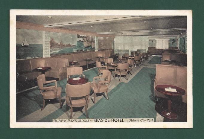Atlantic City - The Surf and Sand Room at the Seaside Hotel - 1910s