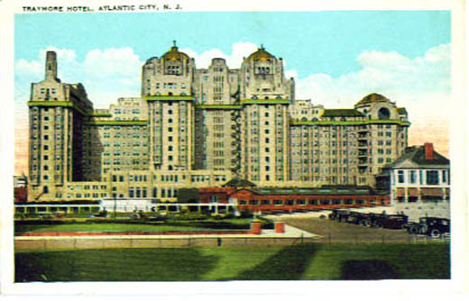 Atlantic City - The Traymore in its finished state