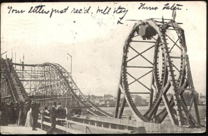 Atlantic City - The roller coaster at Steel Pier - 1903