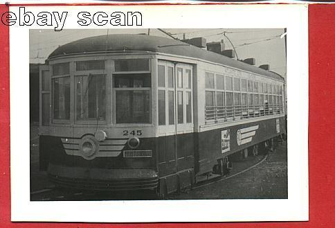 Atlantic City - Trolley - c 1954