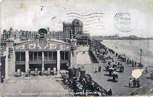 Atlantic City - View from the Marlborough Blenheim - 1908