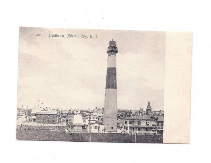 Atlantic City - View of Absecon Lighthouse - 1900s-10s
