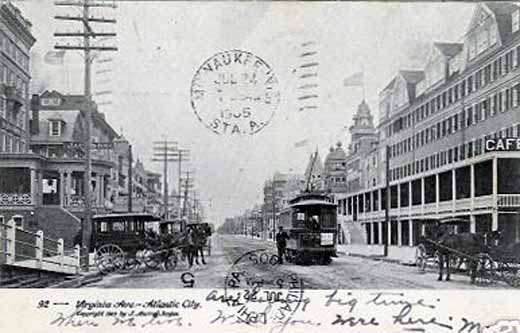 Atlantic City - Virginia Avenue - 1905