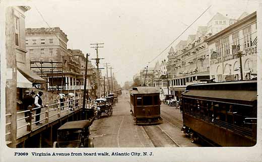 Atlantic City - Virginia Avenue - 1910