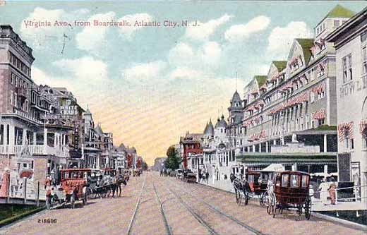 Atlantic City - Virginia Avenue - Around 1910