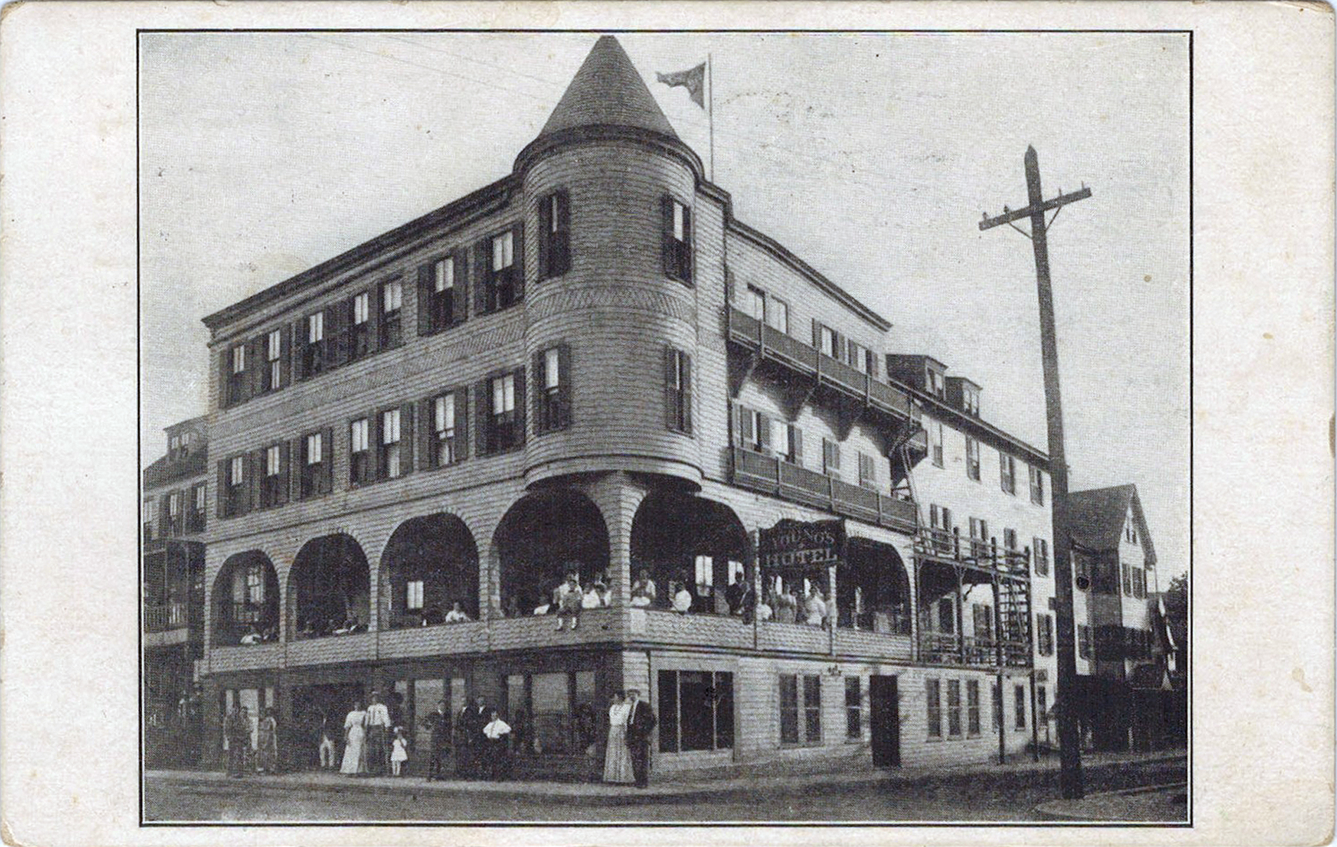 Atlantic City - Youngs Hotel - Card was postmarked 1934 but the style of card and photo look earlier