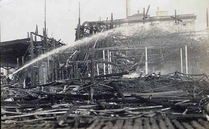 Atlantic City - Youngs Pier after the fire - 1912
