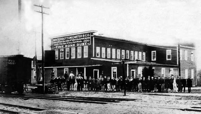 Egg Harbor City -  The Winterbottom Carter and Company - The factory was located at Liverpool Avenue and Aloe Street - The building is still there today - c 1910