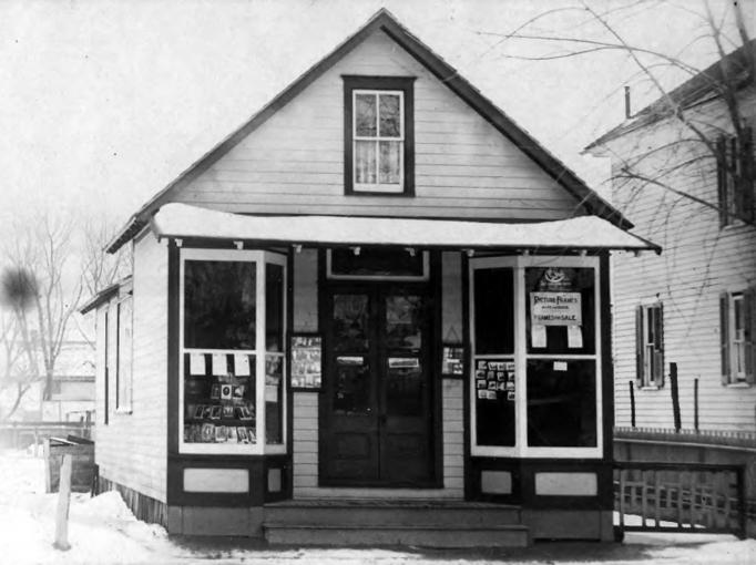 Egg Harbor City - The Hermann Kirscht Photo Shop located in the 200 block of Cincinnati Avenue. This is where the Karrer property is now, the third house from Beethoven Street on the even numbered side of the street