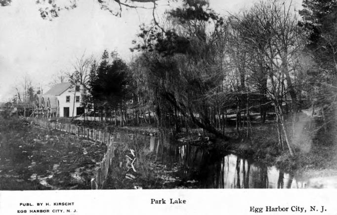 Egg Harbor City - The Sawmill at Park Lake - 1913