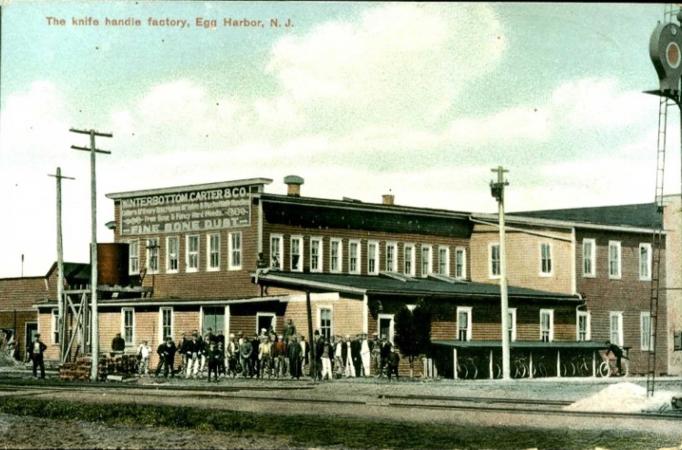 Egg Harbor City - The Winterbottom and Carter and Company Knife Handle Factory - c 1910