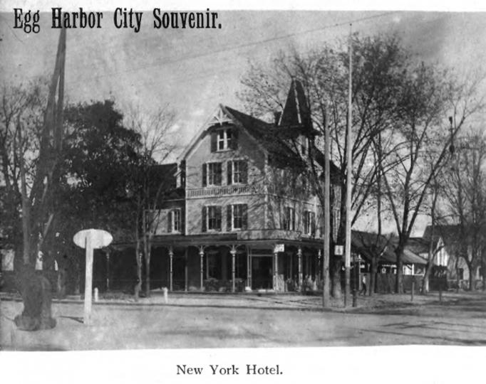 Egg Harbor City - Wide view of the New York Hotel - 1912 - EHC