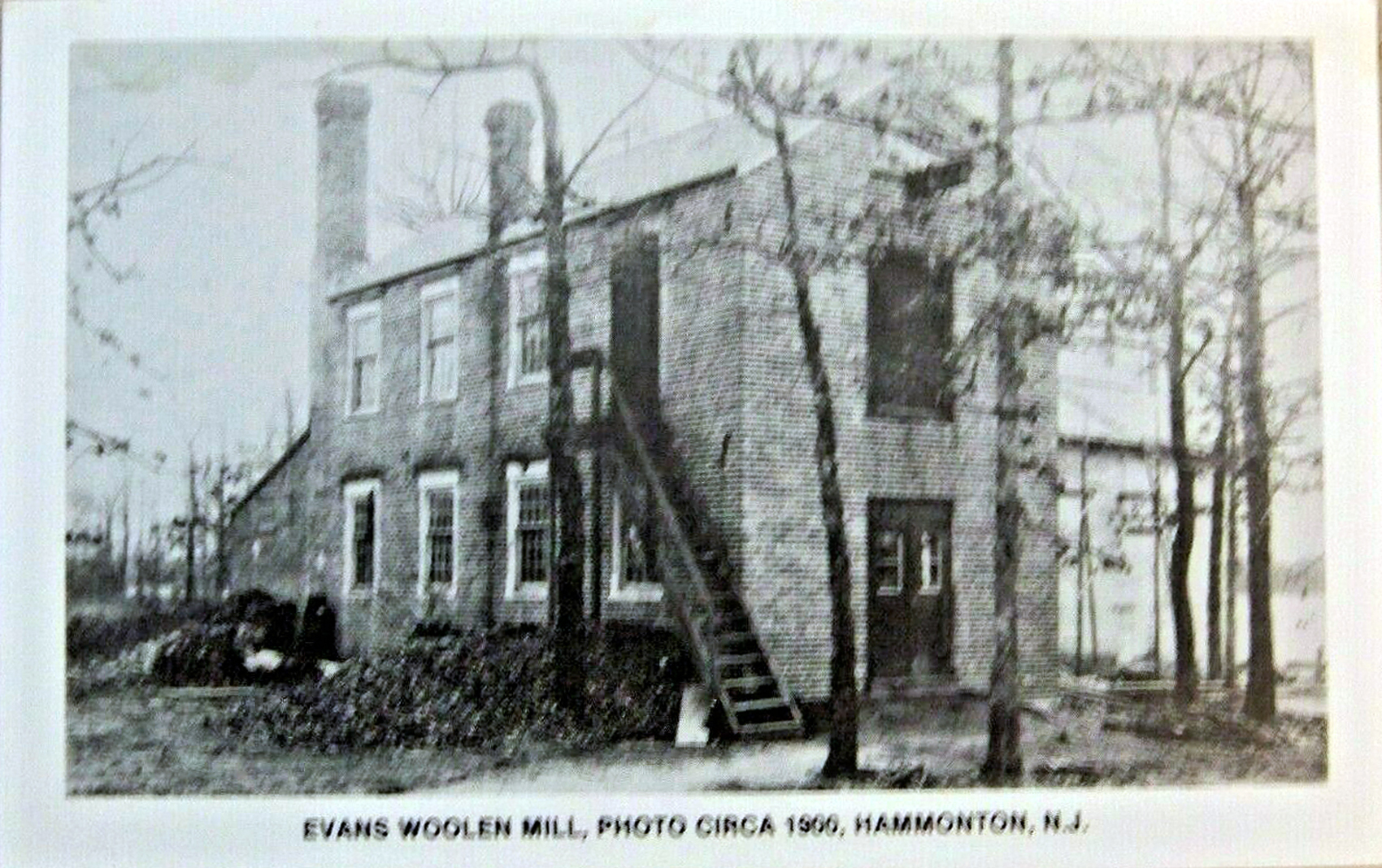 HAMMONTON - EVANS WOOLEN MILL - C 1910