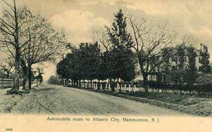 Hammonton - Auto Route to Atlantic City - 1906