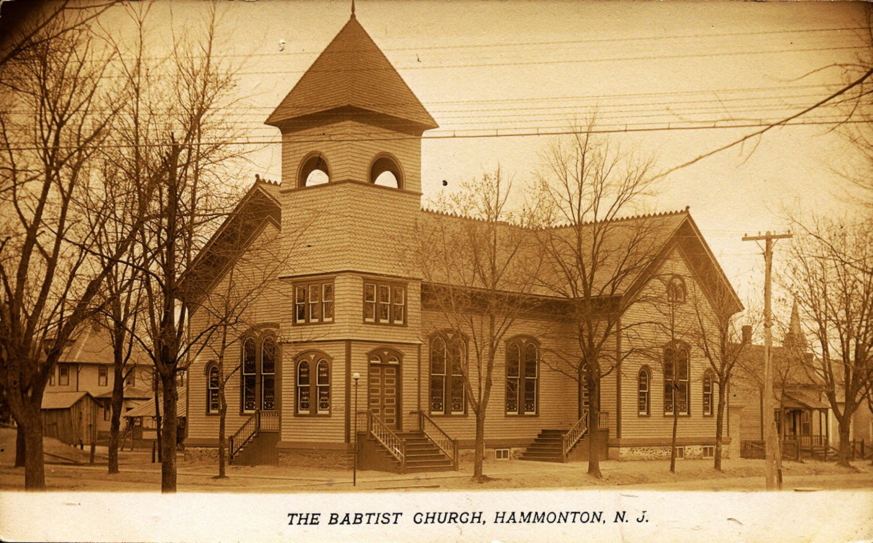 Hammonton - Hammonton Batist Church - c 1910