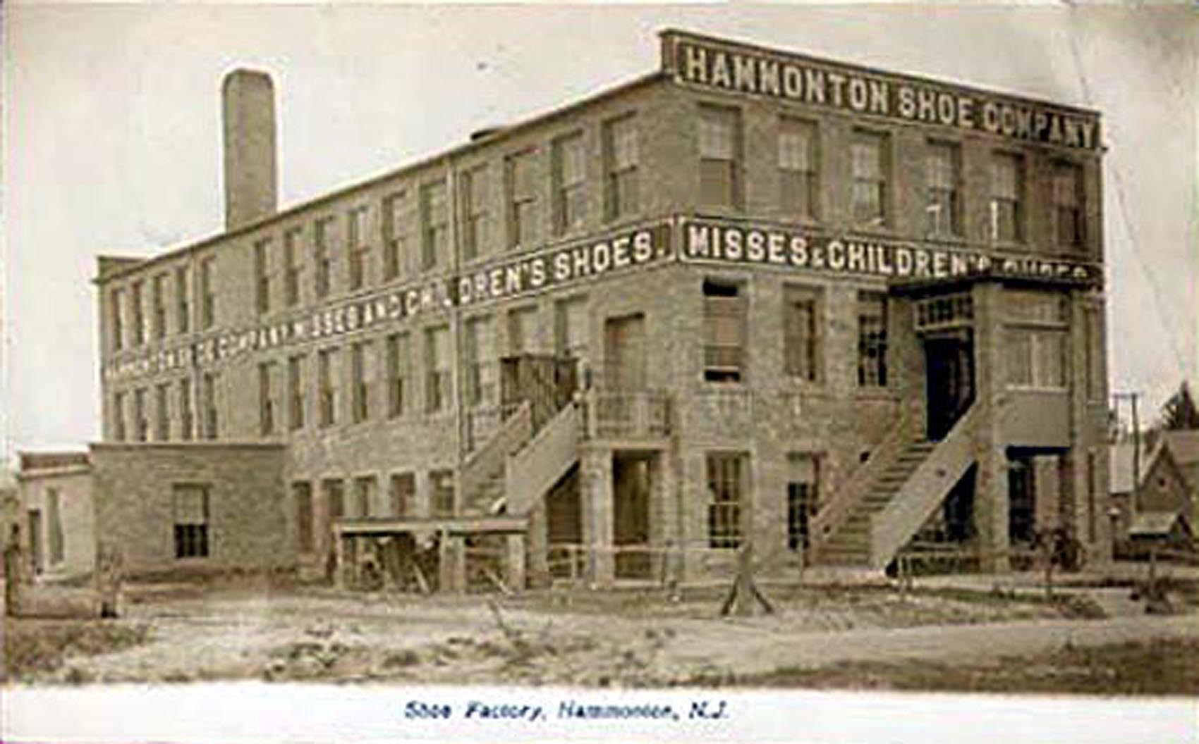 Hammonton - Hammonton Shoe Company Factory - 1911