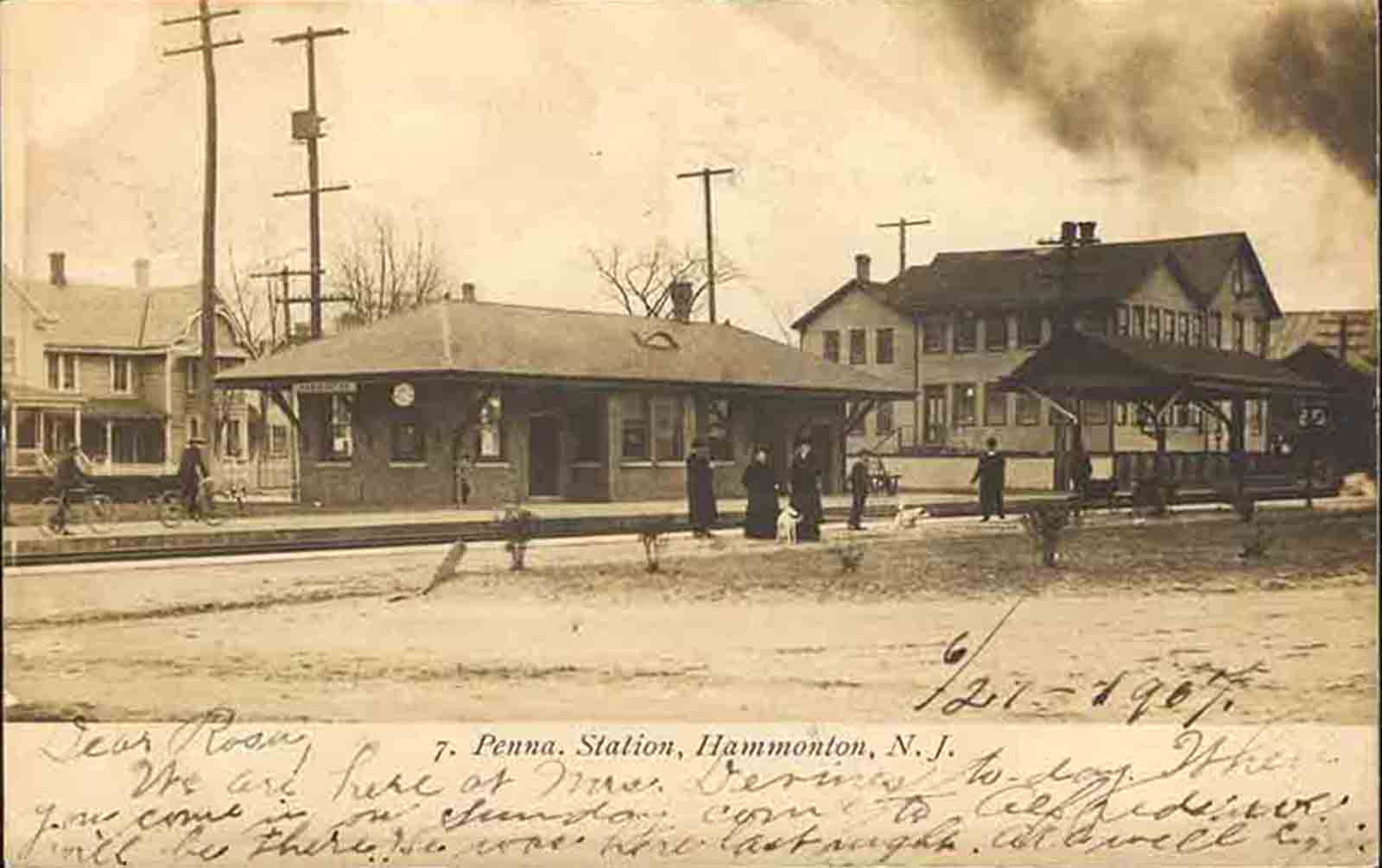 Hammonton - Pennsylvania Railroad Station - 1907