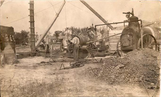 Hammonton - Sewage plant construction site - 1913