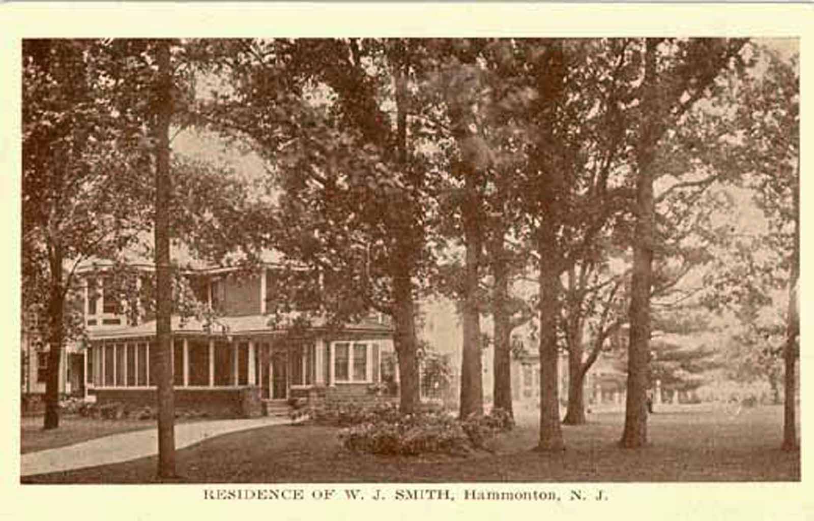 Hammonton - The W J Smith residence