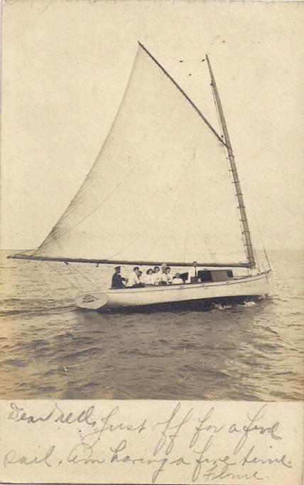 Longport - The Sailboat Naida - c 1910
