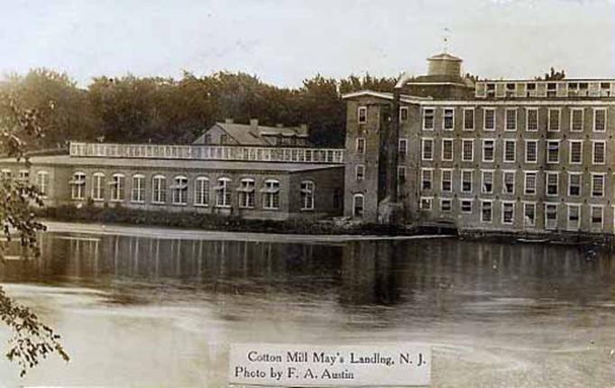 Mays Landing - Cotton Mill view - c 1910