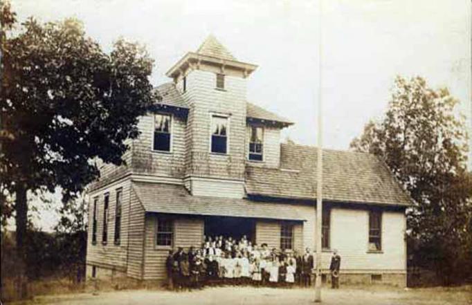 Mays Landing - School - c 1910