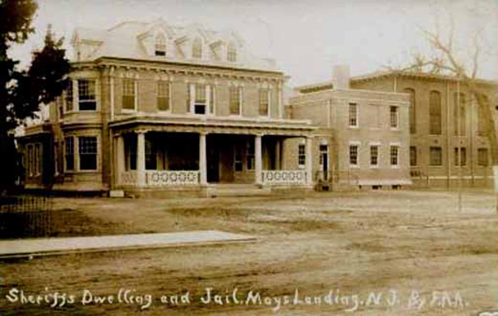 Mays Landing - Sheriffs House and Jail - 1912