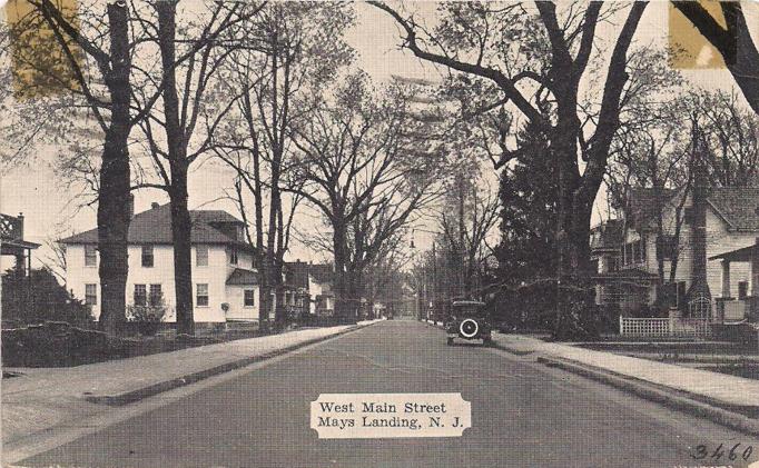 Mays Landing - West Nain Street - 1939