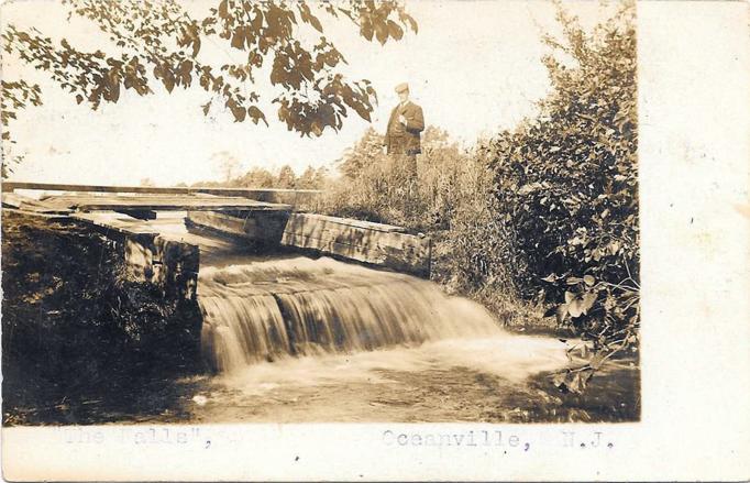 Oceanville - Galloway Tship - The Falls - c 1910