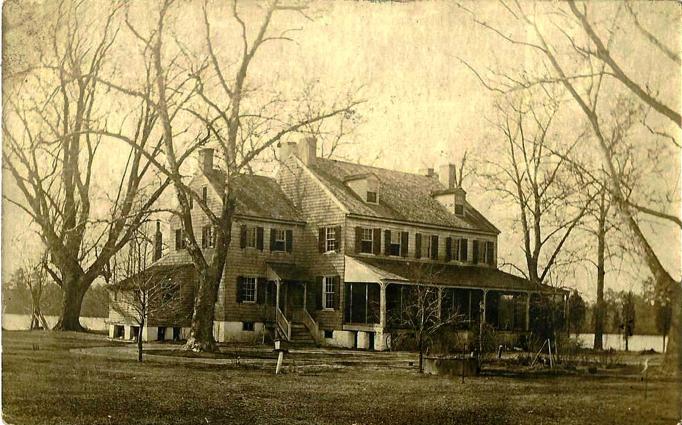 Pleasant Mills - the elijah clark house - c 1910