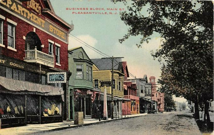 Pleasantville - Main Street stores - Business Block - 1913