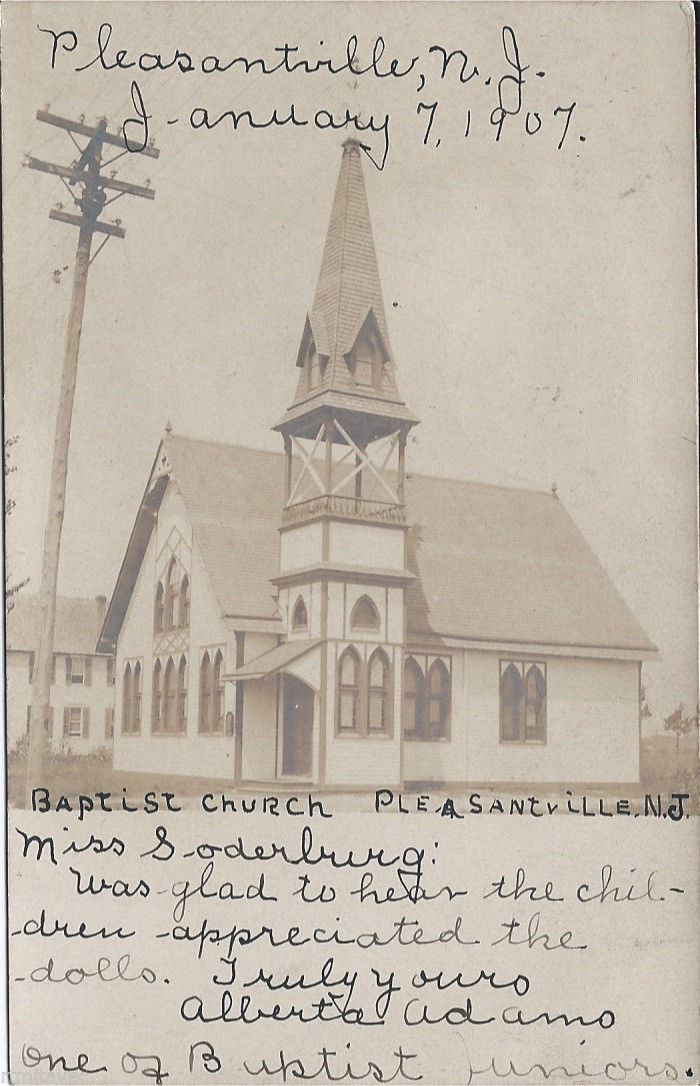 Pleasantville - Pleasantville Baptist Church - c 1910