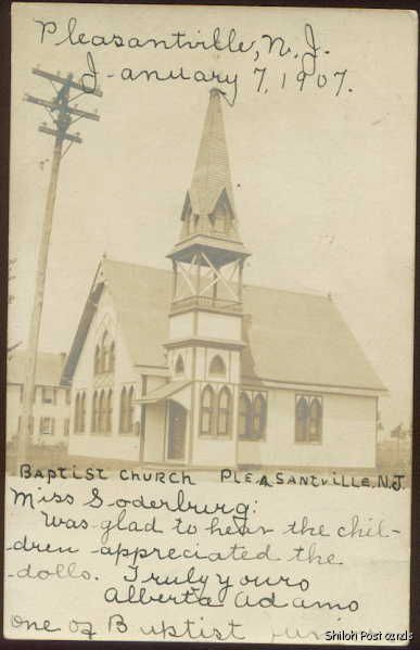 Pleasantville - The Baptist Church - 1907 copy