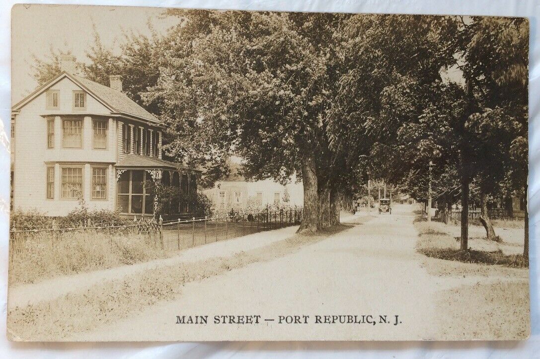 Port Republic - View along Main Street - c 1910