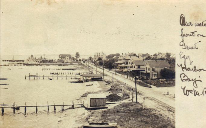 Somers Point - Boats on Great Egg Harbor - c 1910