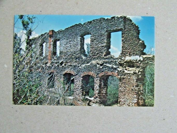 Harrisville - Ruins of the paper mill which was destroyed by fire in 1914 - 1950s-60s
