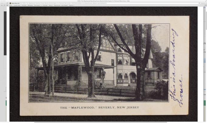 Beverly - Maplewood Boarding House - c 1910