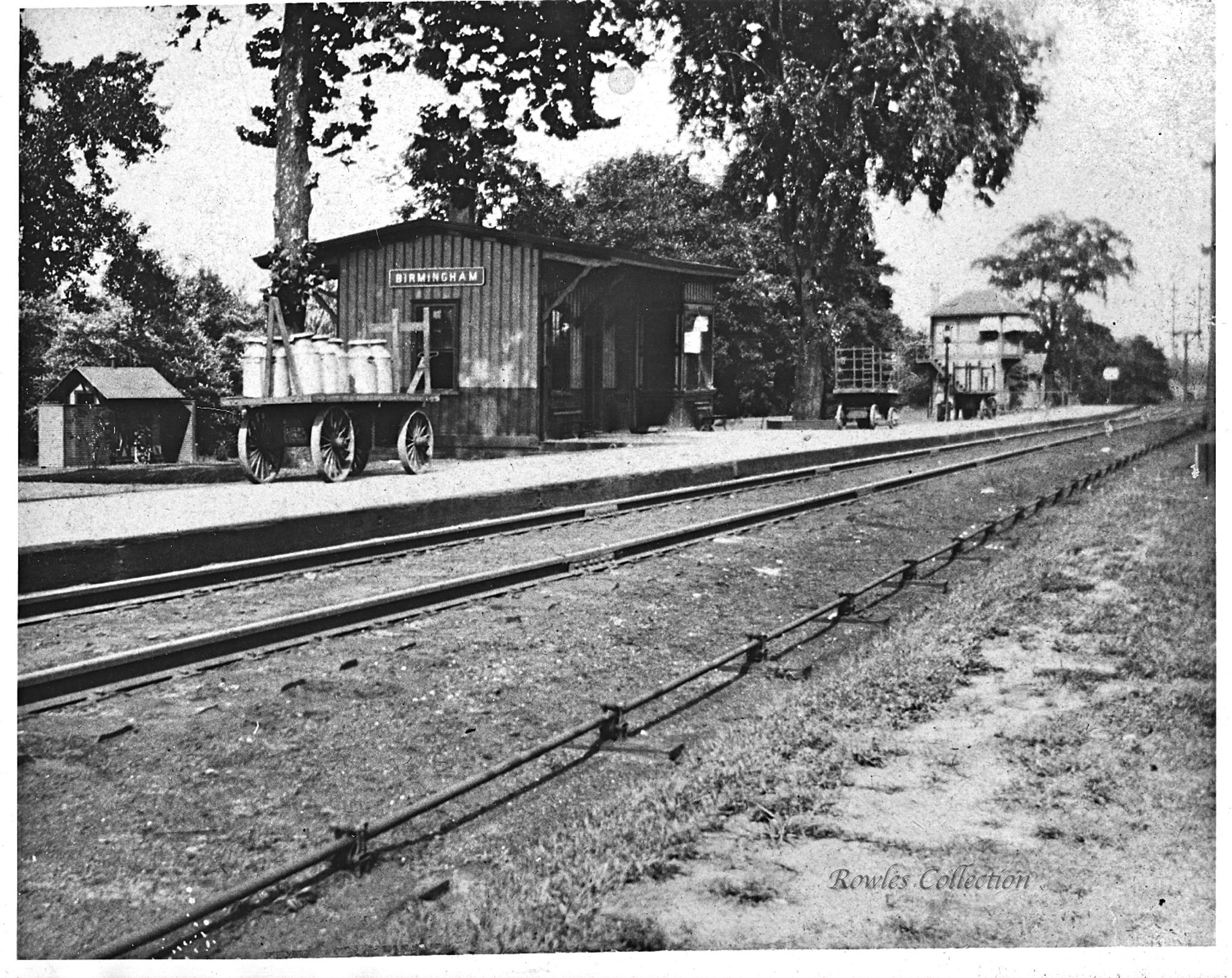 Birmingham - Birmingham RR Station with wagon  - cc 1910 - Alan Rowles