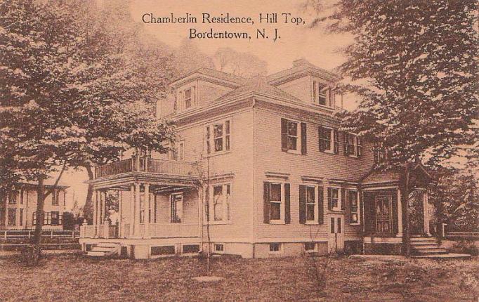 Bordentown - Chamberlin Residence - Hilltop - c 1910
