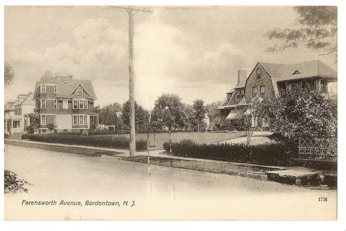 Bordentown - Homes on Farnsworth Avenue - c 1910s - b
