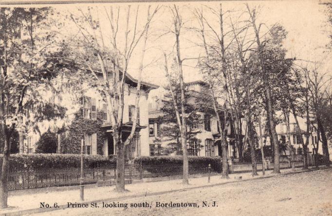 Bordentown - Prince Street Lookin South - c 1910