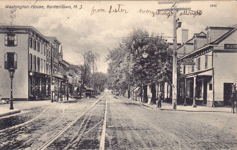Bordentown - Street scene - c 1910