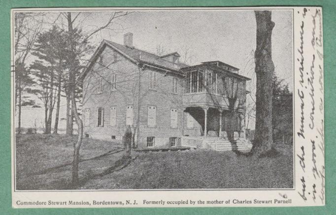 Bordentown - The Stewart Mansion - 1907