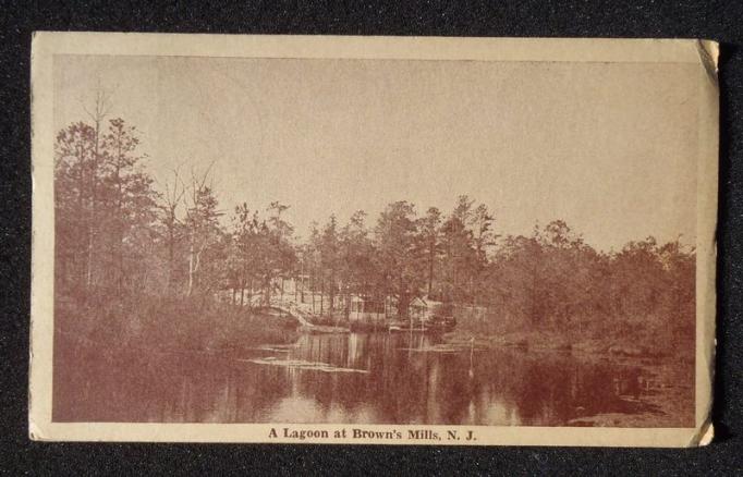 Browns Mills - A lagoon - v 1910