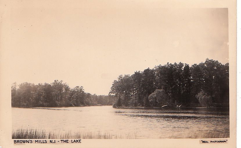 Browns Mills - A view of the lake and shore