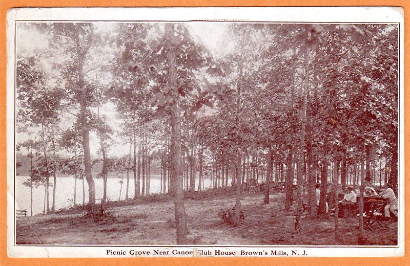 Browns Mills in the Pines - The picnic grove near the Canoe Club copy