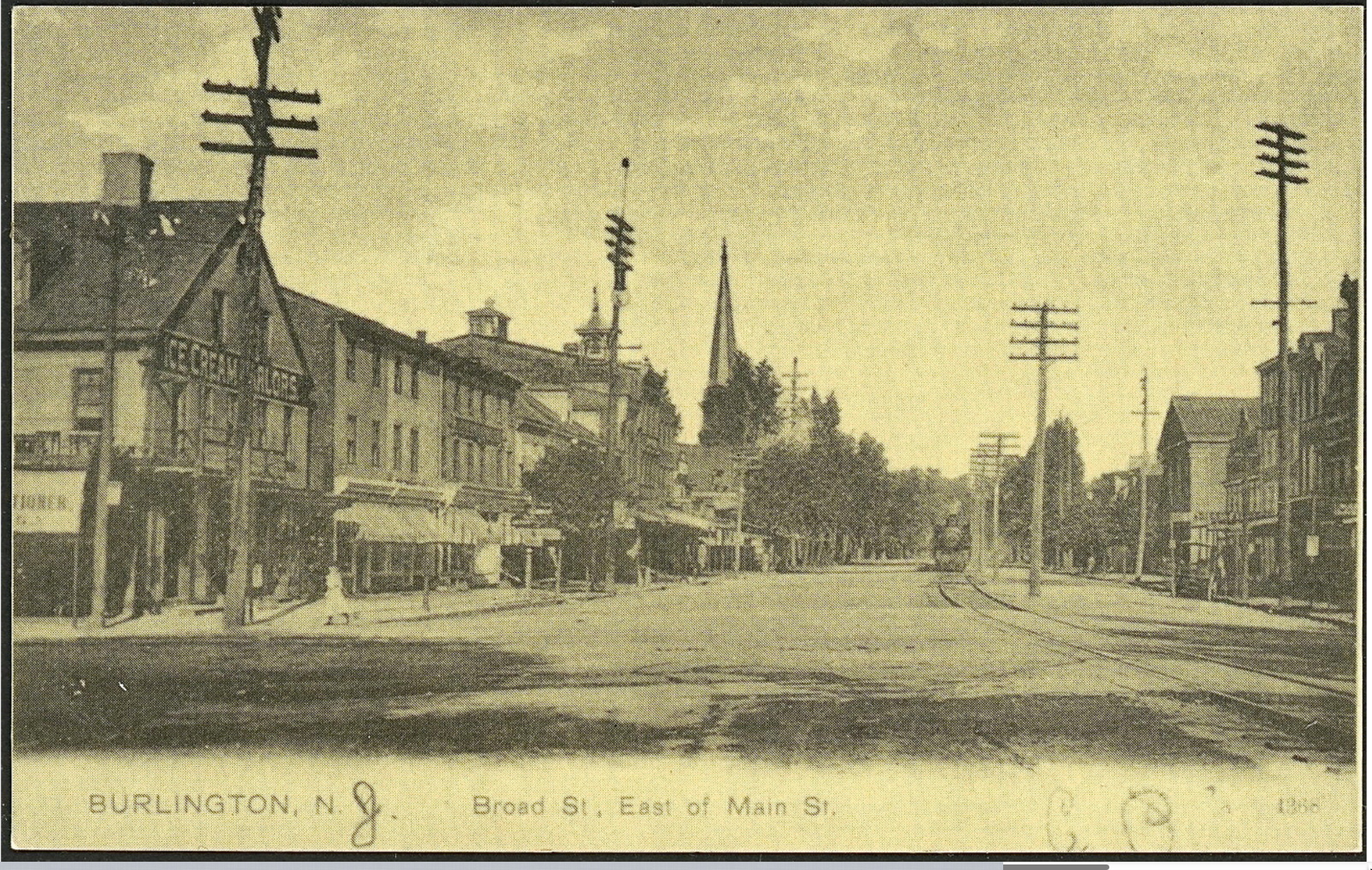 Burlington - Broad Street East of Main - c 1910