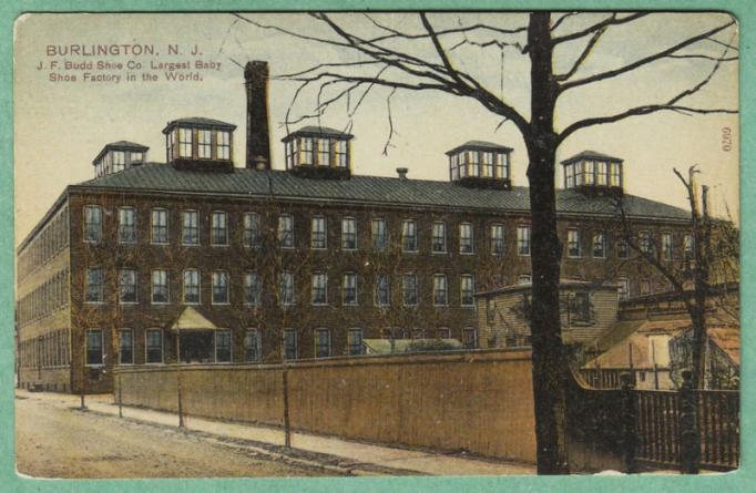 Burlington - E Budd Shoe Factory - 1909