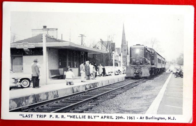Burlington - Last trip of the PRR train Nellie Blye= 29 April 1961