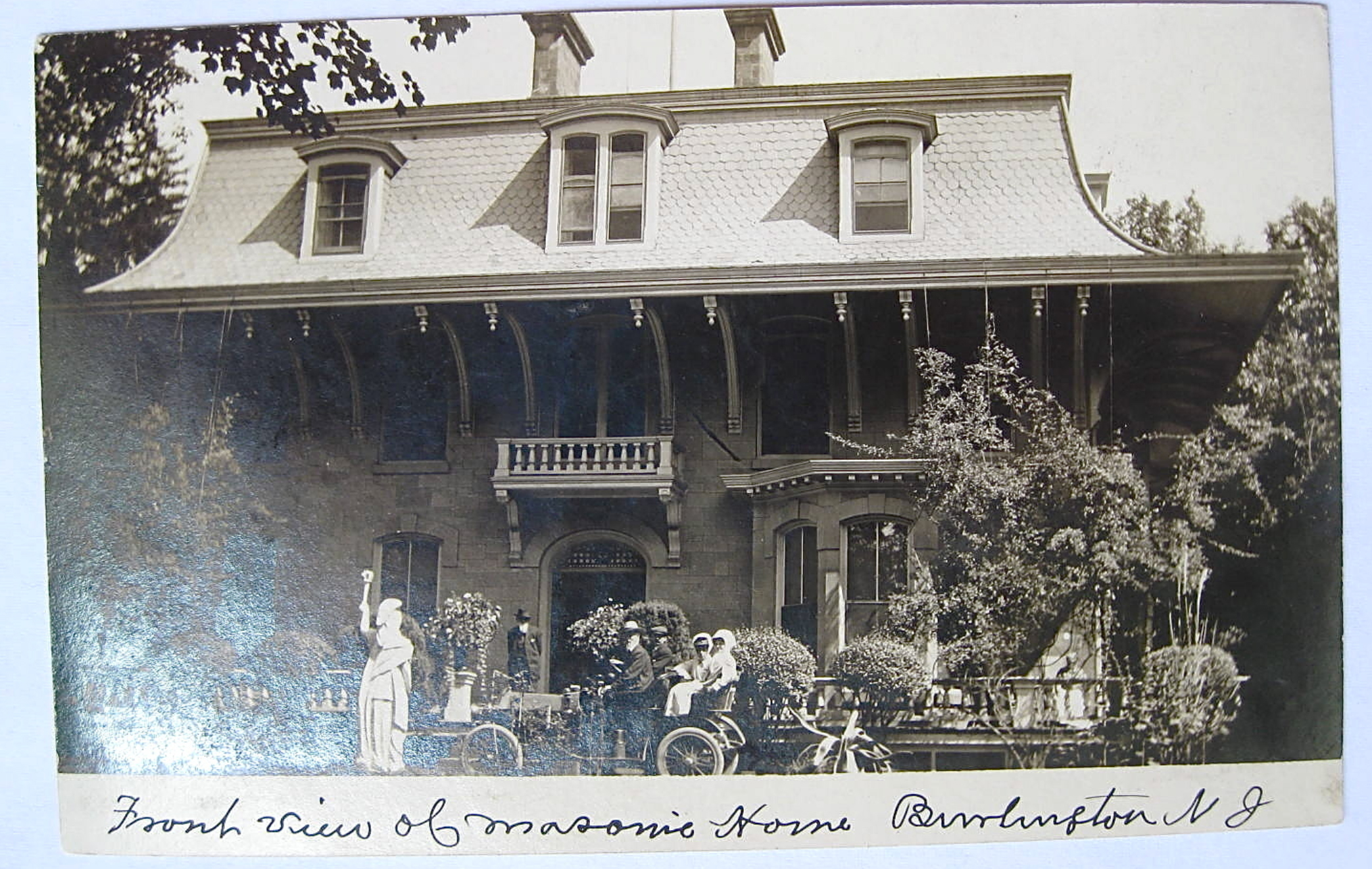 Burlington - Old Masonic Home - c 1910